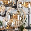 Gastor hanging light, globe light, pendant light Amber, clear, 8-light sources