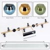 Koyoto ceiling light, globe light gold, black, 10-light sources