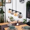 Gastor hanging light, globe light, pendant light Amber, Smoke-coloured, 4-light sources