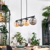 Gastor hanging light, globe light, pendant light Amber, Smoke-coloured, 4-light sources