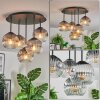 Ripoll ceiling light, globe light clear, Smoke-coloured, 5-light sources