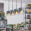 Lauden hanging light, pendant light blue, clear, 4-light sources