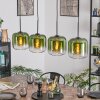 Lauden hanging light, pendant light green, clear, 4-light sources