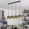 Lauden hanging light, pendant light green, clear, 4-light sources