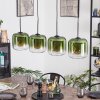Lauden hanging light, pendant light green, clear, 4-light sources