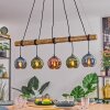 Koyoto hanging light, globe light, pendant light Ecru, black, 5-light sources
