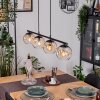 Ripoll hanging light, globe light, pendant light Amber, clear, 4-light sources