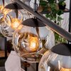 Ripoll hanging light, globe light, pendant light Amber, clear, 4-light sources