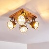 Malix Ceiling Light brown, black, 4-light sources