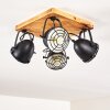 Malix Ceiling Light brown, black, 4-light sources