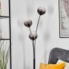 Koyoto globe light, floor lamp clear, Smoke-coloured, 3-light sources