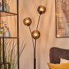 Koyoto globe light, floor lamp Smoke-coloured, 3-light sources