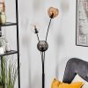 Koyoto globe light, floor lamp Amber, clear, Smoke-coloured, 3-light sources