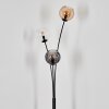Koyoto globe light, floor lamp Amber, clear, Smoke-coloured, 3-light sources