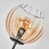 Koyoto globe light, floor lamp Amber, clear, Smoke-coloured, 5-light sources