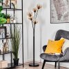 Koyoto globe light, floor lamp Amber, clear, 5-light sources