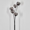 Koyoto globe light, floor lamp Smoke-coloured, 5-light sources