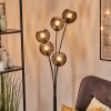 Koyoto globe light, floor lamp Smoke-coloured, 5-light sources