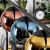 Koyoto hanging light, globe light, pendant light blue, gold, green, coppery, 5-light sources