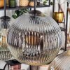 Ripoll hanging light, globe light, pendant light Amber, clear, Smoke-coloured, 6-light sources