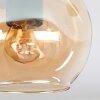 Ripoll ceiling light, globe light Ecru, black, 3-light sources