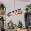 Gastor hanging light, globe light, pendant light Amber, clear, Smoke-coloured, 5-light sources