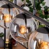 Gastor hanging light, globe light, pendant light Amber, clear, Smoke-coloured, 5-light sources