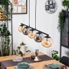 Gastor hanging light, globe light, pendant light Amber, Smoke-coloured, 5-light sources