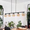 Ripoll hanging light, globe light, pendant light Amber, 5-light sources