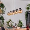 Ripoll hanging light, globe light, pendant light Amber, 5-light sources