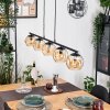 Ripoll hanging light, globe light, pendant light Amber, 5-light sources