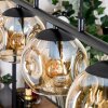 Ripoll hanging light, globe light, pendant light Amber, 5-light sources