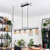 Ripoll hanging light, globe light, pendant light Amber, 5-light sources
