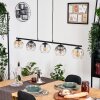 Ripoll hanging light, globe light, pendant light Amber, clear, Smoke-coloured, 5-light sources