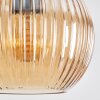 Koyoto hanging light, globe light, pendant light Amber, 8-light sources