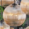 Koyoto hanging light, globe light, pendant light Amber, 8-light sources