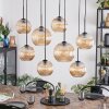 Koyoto hanging light, globe light, pendant light Amber, 8-light sources
