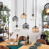 Koyoto hanging light, globe light, pendant light Amber, clear, Smoke-coloured, 6-light sources
