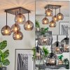 Koyoto ceiling light, globe light 37 cm Smoke-coloured, 5-light sources