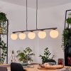 Gastor hanging light, globe light, pendant light white, 5-light sources