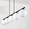 Gastor hanging light, globe light, pendant light white, 5-light sources