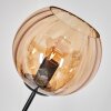 Koyoto globe light, floor lamp Amber, clear, Smoke-coloured, 5-light sources