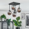 Gastor ceiling light, globe light Smoke-coloured, 5-light sources