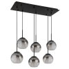 Globo lighting Barry hanging light black, 6-light sources