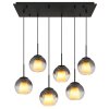 Globo lighting Barry hanging light black, 6-light sources