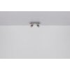 Globo lighting Kinley ceiling light chrome, matt nickel, 2-light sources