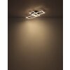 Globo lighting Sapena ceiling light LED black, 1-light source