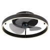 Globo lighting Conway Ceiling fan light LED black, 1-light source, Remote control