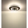 Globo lighting Trevino Ceiling fan light LED Ecru, black, 1-light source, Remote control