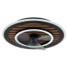 Globo lighting Trevino Ceiling fan light LED Ecru, black, 1-light source, Remote control